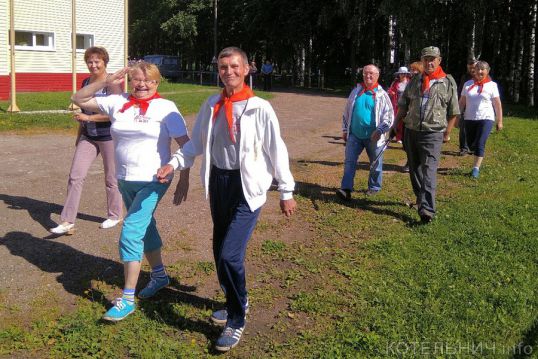 Соревновались ветераны