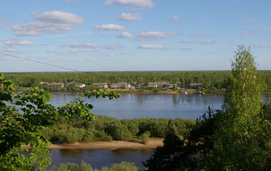 Поселок Затон в водном плену