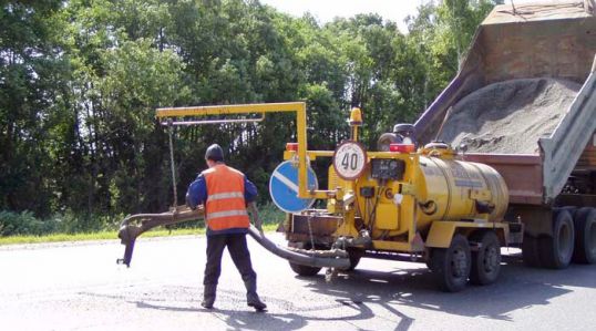 Дорогу &laquo;забрызгают&raquo;