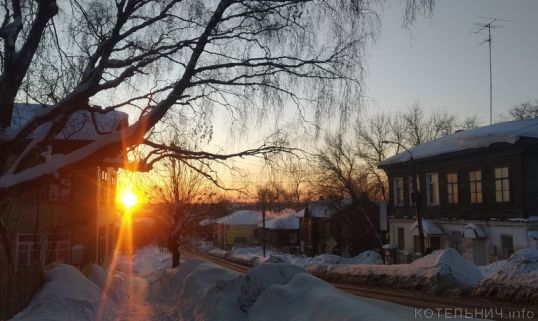 Февральский закат