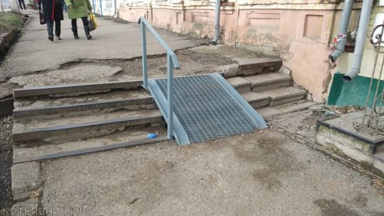 На Советской появились пандусы