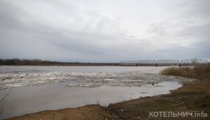 Вода в Вятке поднялась более чем на полтора метра