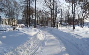 Котельнич утопает в снегу