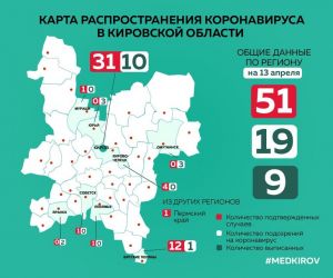 В Котельниче заболевших коронавирусом нет