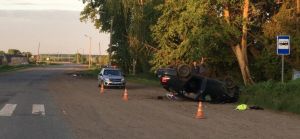 В Юбилейном перевернулся &quot;Фольксваген&quot;