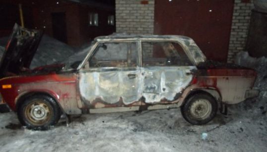 Сгорели &quot;Жигули&quot;