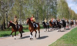 #9маявсети Видеозарисовка с конного парада в п.Юбилейный