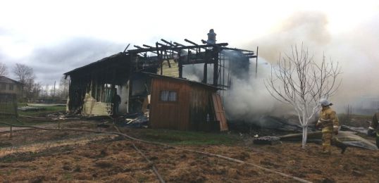 Пожар в Пузыренках