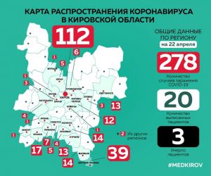 Количество заболевших коронавирусом в Котельниче увеличилось