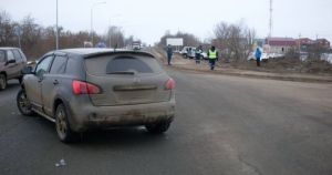 Столкнулись &quot;Нива&quot; и &quot;Ниссан&quot;