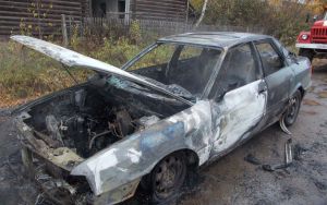 Сгорела &quot;Ауди&quot;