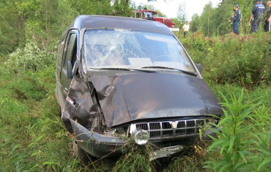 "Газель" в кювете