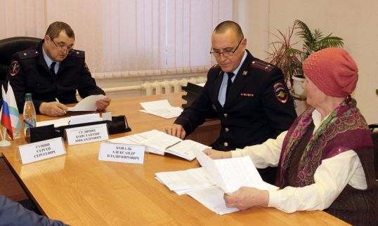 Начальник областной полиции встретился с котельничанами