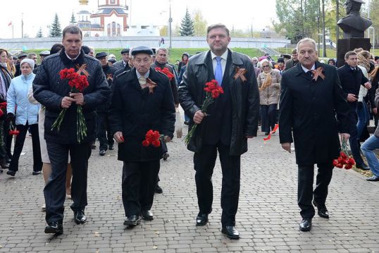 Николай Морозов принял участие в открытии Аллеи Славы