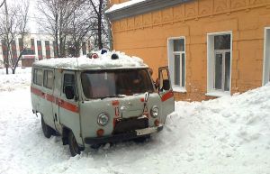  &quot;Скорую&quot; чуть не завалило