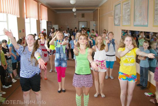 Как в первой школе эстафету передавали