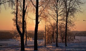 В эти декабрьские дни в Котельниче очень красиво