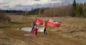 Навстречу первомаю
