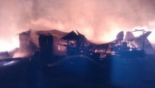 В Вишкиле сгорела столовая