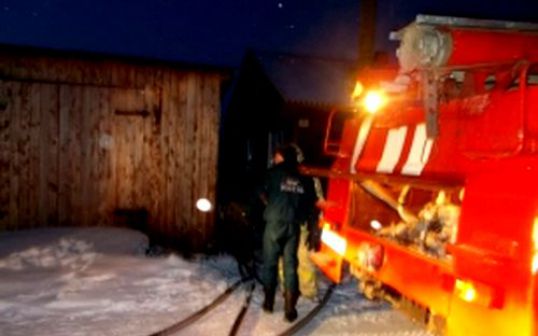 Пожар на улице Титова