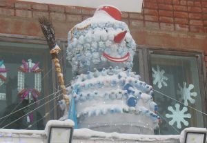 Поголовье снеговиков в Котельниче неуклонно растет